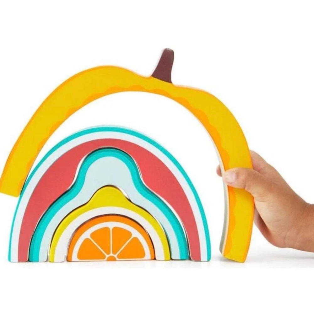 Fao Schwarz Toys Fao Schwarz Fruit Stacker Wood Building Set